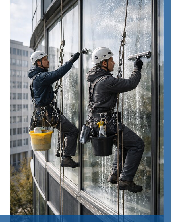 Мойка панорамных окон в Одинцове от 362 р. заказать у ВЫСОТНИК-Днц