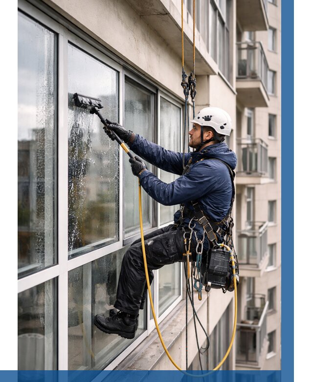 Мойка балконного остекления в Одинцове от 3625 р. | ВЫСОТНИК-Днц