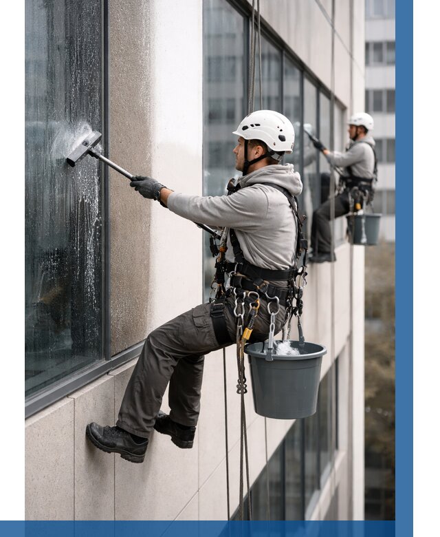 Мойка фасадов зданий в Одинцове под ключ от 362 р. | ВЫСОТНИК-Днц