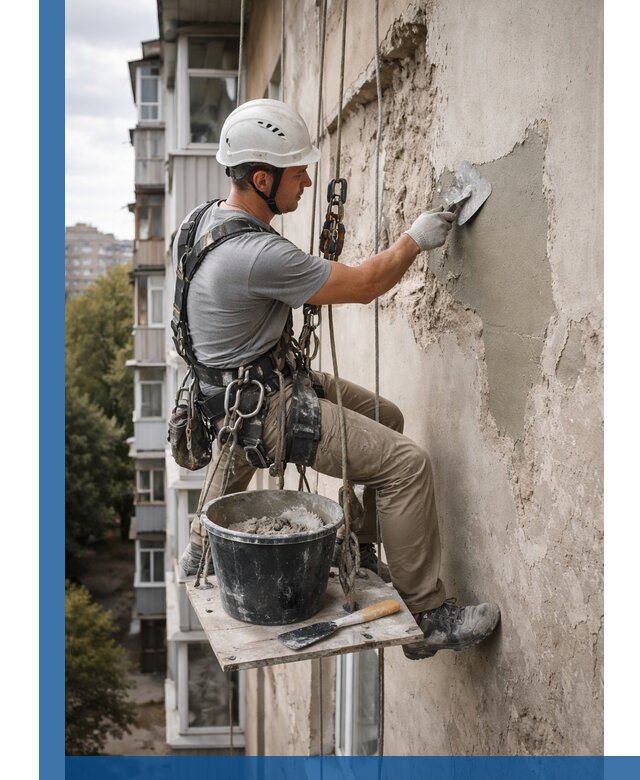Восстановление фасадной штукатурки в Одинцове с гарантией качества