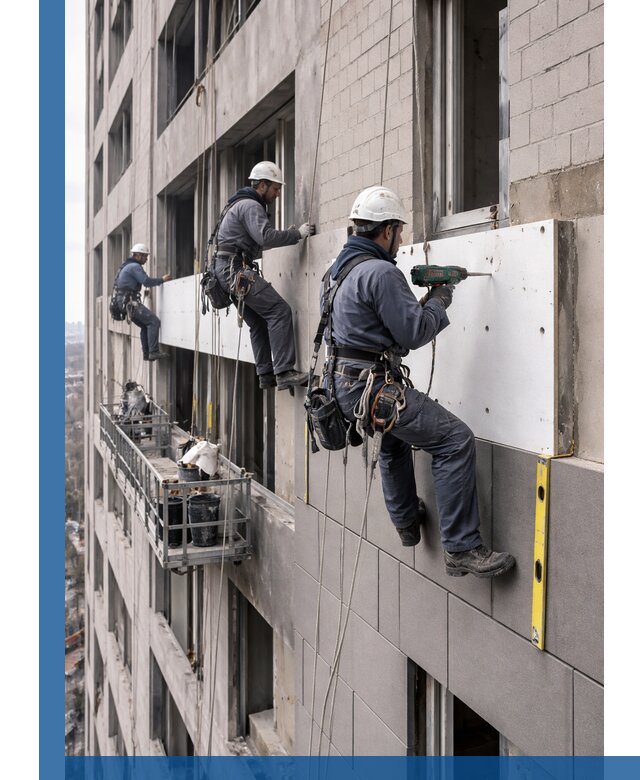 Монтаж фасадных термопанелей высокого качества в Одинцове