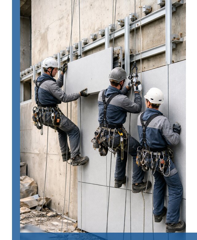 Монтаж вентилируемого фасада в Одинцове под ключ с гарантией качества