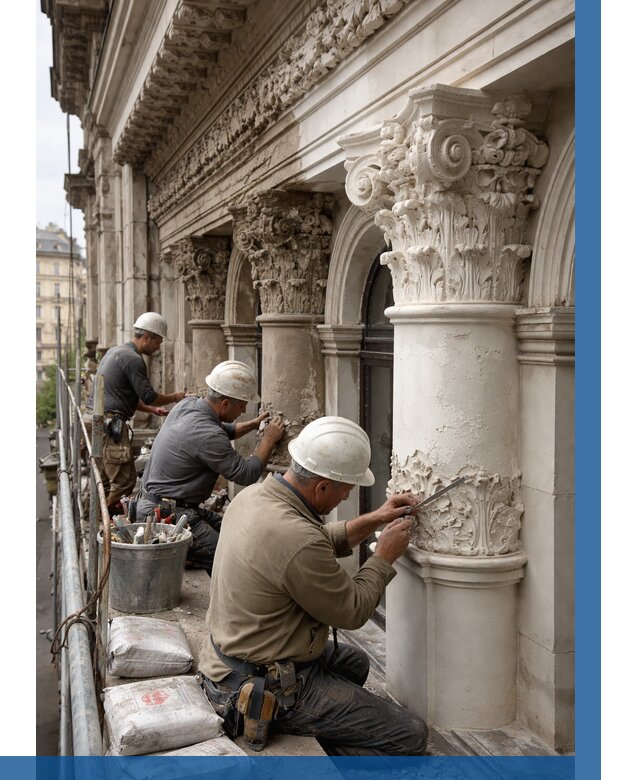 Реставрация фасадной лепнины в Одинцове от 2589 р. | ВЫСОТНИК-Днц