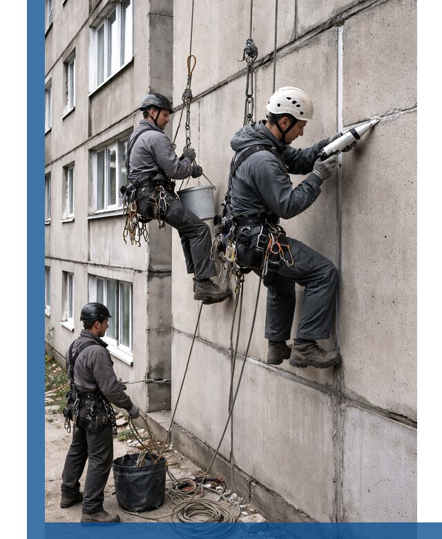 Герметизация межпанельных швов в Одинцове с гарантией герметичности