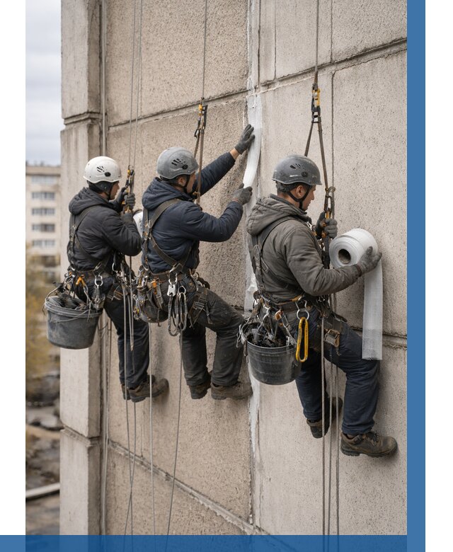 Ремонт межпанельных швов в Одинцове от 777 р. | ВЫСОТНИК-Днц