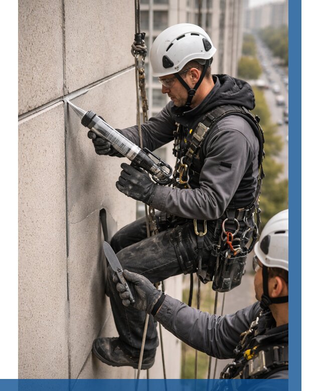 Первичная герметизация швов в Одинцове от 621 р. | ВЫСОТНИК-Днц