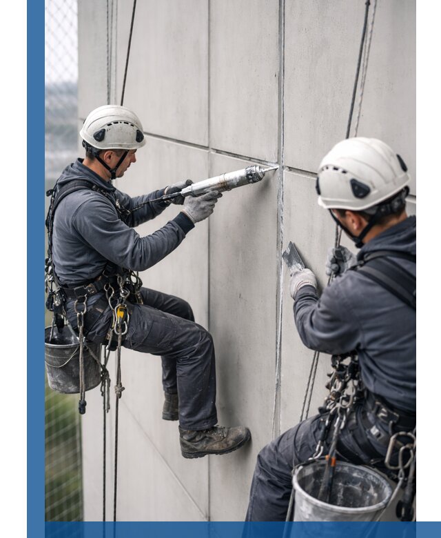 Первичная герметизация швов фасадов и кровель в Одинцове