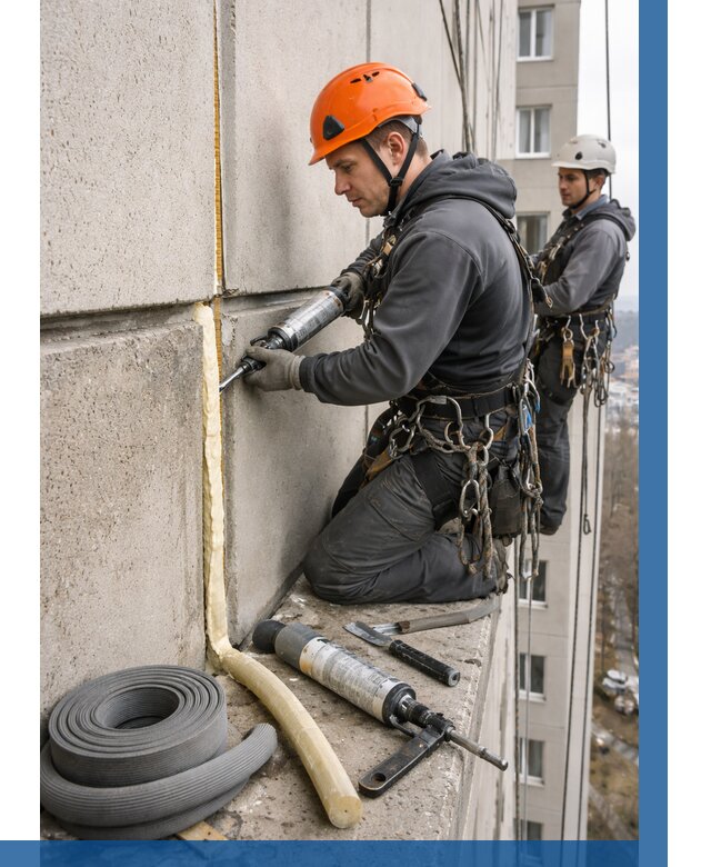 Теплый шов межпанельные швы в Одинцове от 725 р. | ВЫСОТНИК-Днц