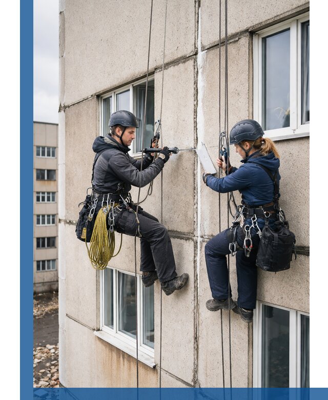 Герметизация межпанельных швов тёплым швом в Одинцове