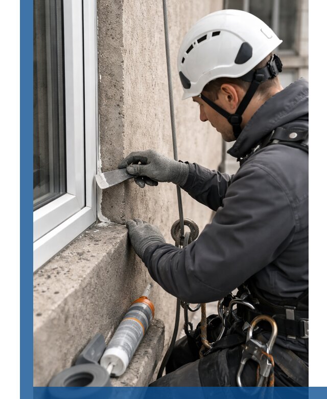 Герметизация монтажных швов окон в Одинцове с гарантией качества