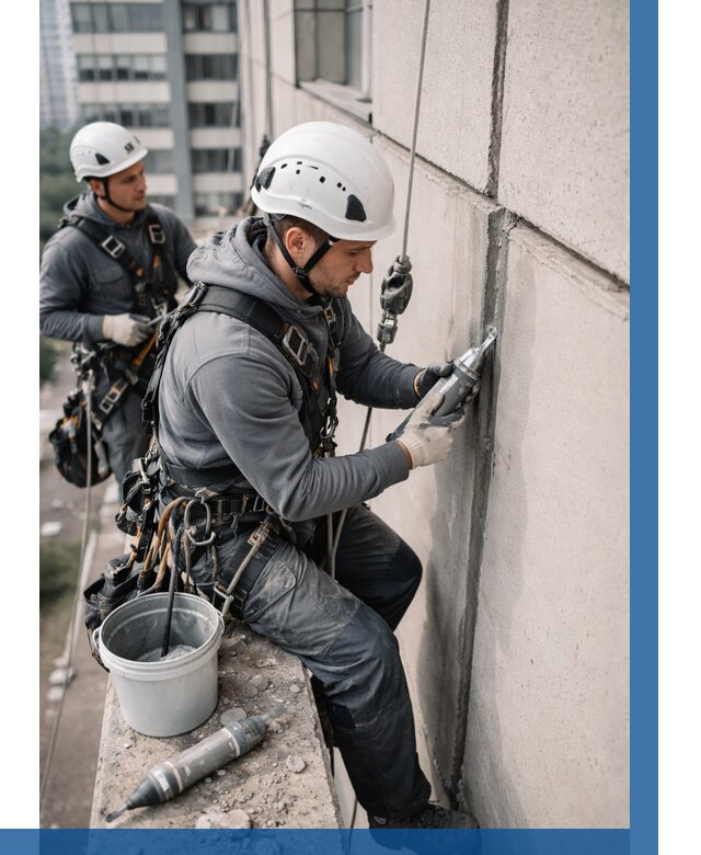 Ремонт деформационных швов здания в Одинцове от 1036 р. | ВЫСОТНИК-Днц