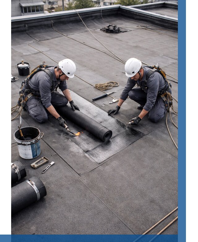 Ремонт мягкой кровли под ключ в Одинцове от 725 р. | ВЫСОТНИК-Днц