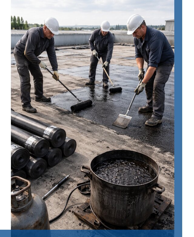 Гидроизоляция кровли мастикой в Одинцове от 621 р. | ВЫСОТНИК-Днц