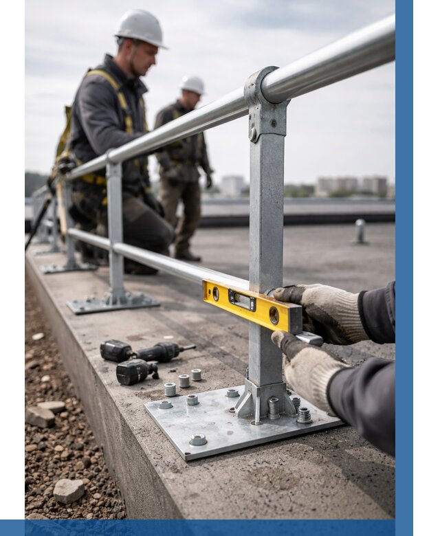 Монтаж кровельного ограждения в Одинцове от 1243 р. | ВЫСОТНИК-Днц