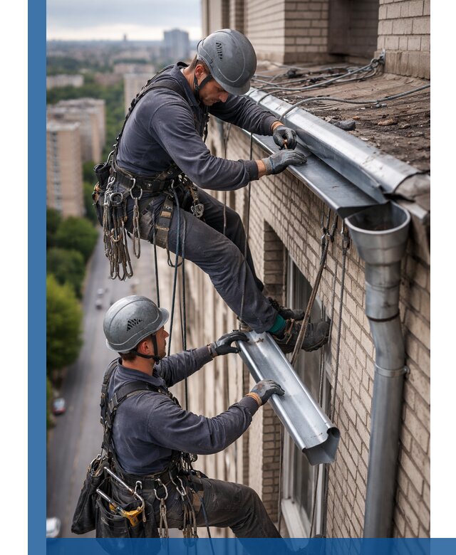 Ремонт водосточных желобов в Одинцове, быстро и качественно