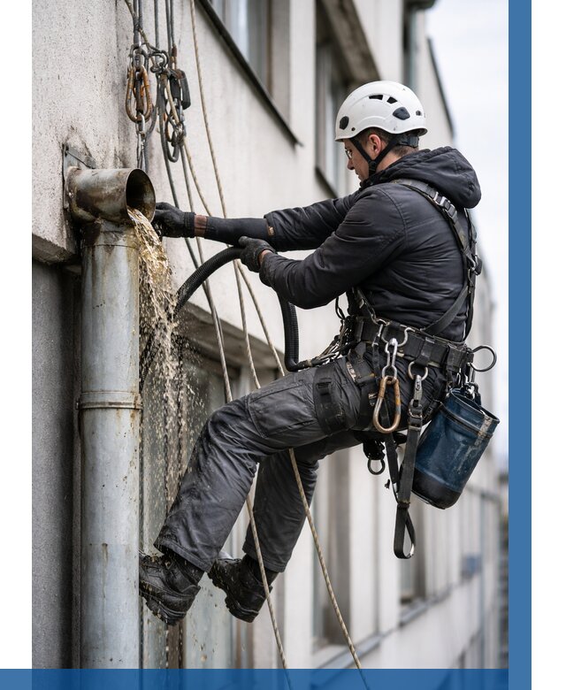 Прочистка водосточных труб в Одинцове от 3625 р. | ВЫСОТНИК-Днц