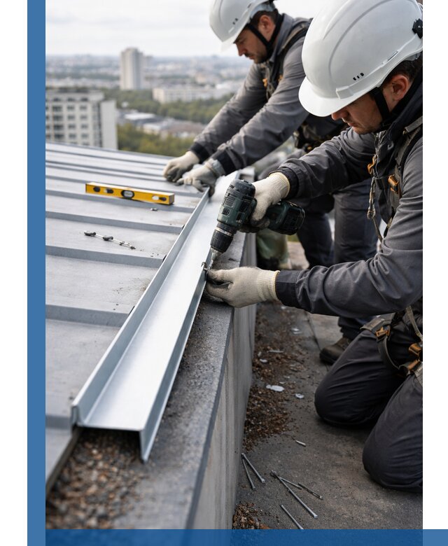 Монтаж капельника на кровле в Одинцове с гарантией качества