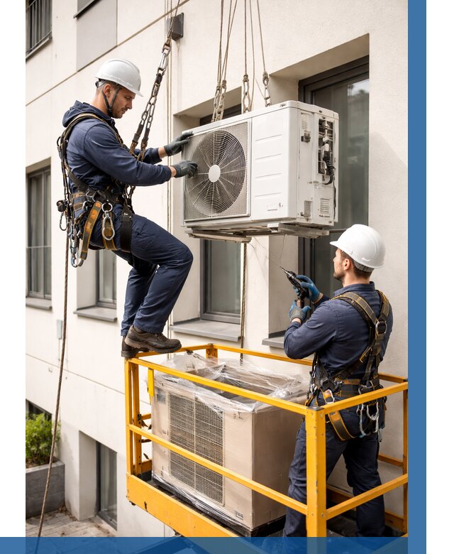 Демонтаж внешнего блока кондиционера в Одинцове от 3625 р. | ВЫСОТНИК-Днц