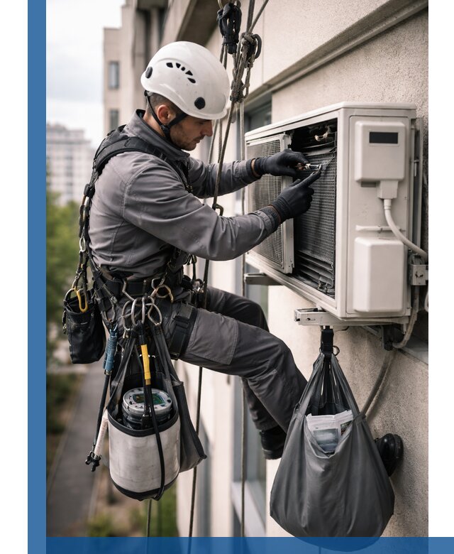 Обслуживание внешнего блока кондиционера в Одинцове профессионально