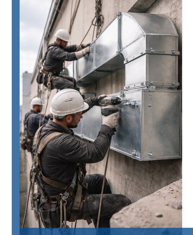 Профессиональный монтаж вентиляционных коробов в Одинцове под ключ