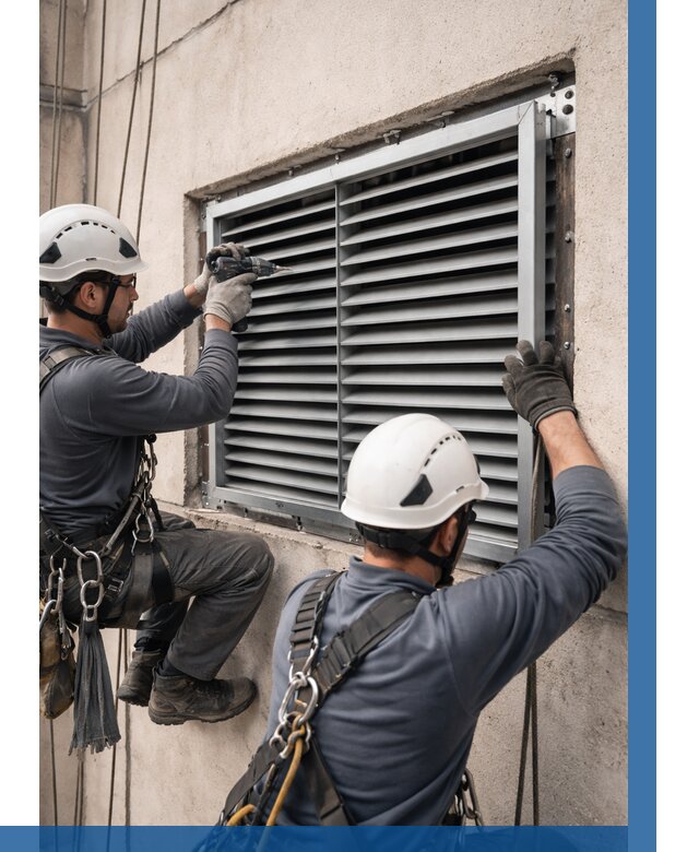 Монтаж вентиляционных решеток в Одинцове от 4660 р. | ВЫСОТНИК-Днц