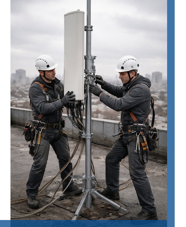 Монтаж антенн связи на крыше в Одинцове от 8803 р. | ВЫСОТНИК-Днц