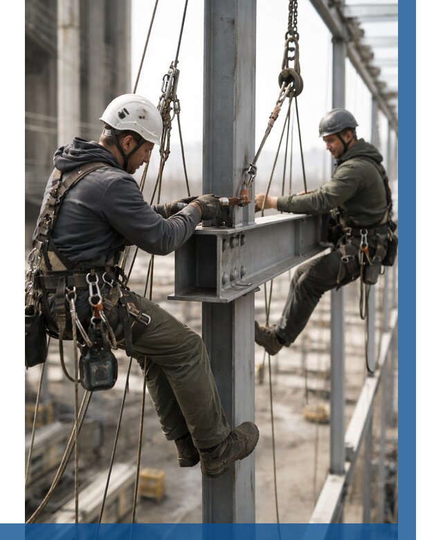 Монтаж металлоконструкций на высоте в Одинцове от 3625 р. | ВЫСОТНИК-Днц