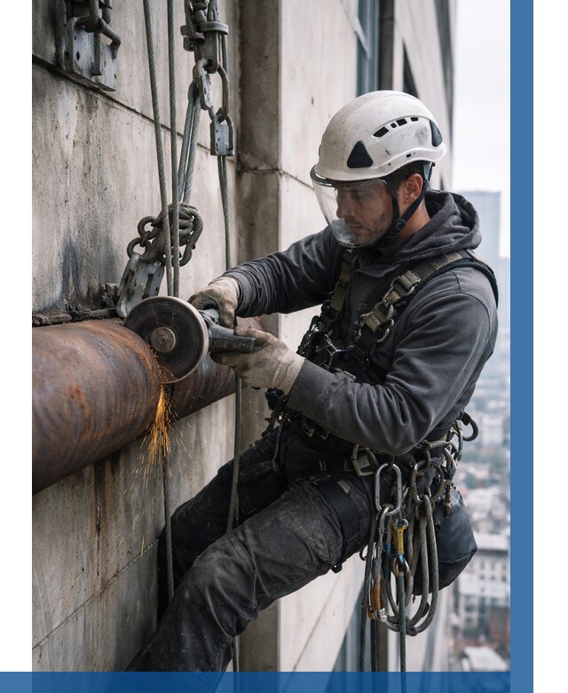 Резка металла на высоте в Одинцове по цене от 4660 р. | ВЫСОТНИК-Днц