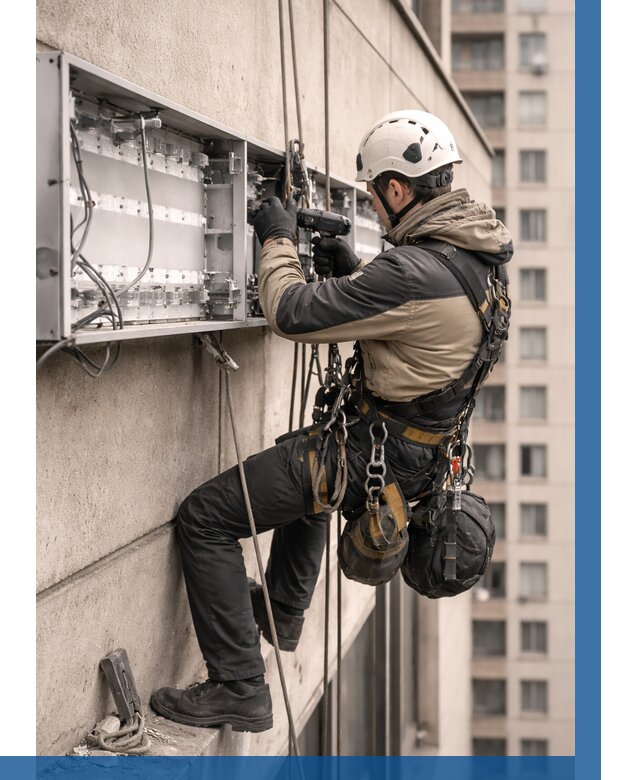 Ремонт вывески на высоте в Одинцове от 4660 р. | ВЫСОТНИК-Днц