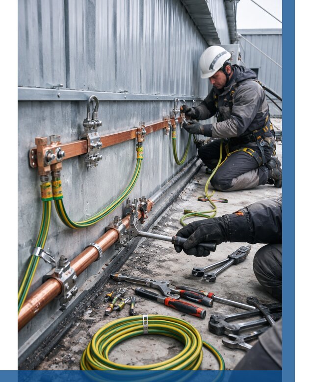 Монтаж заземления здания в Одинцове от 25890 р. | ВЫСОТНИК-Днц