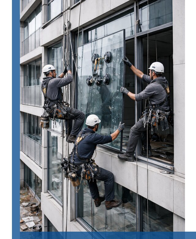 Фасадное остекление и монтаж витражей зданий в Одинцове под ключ