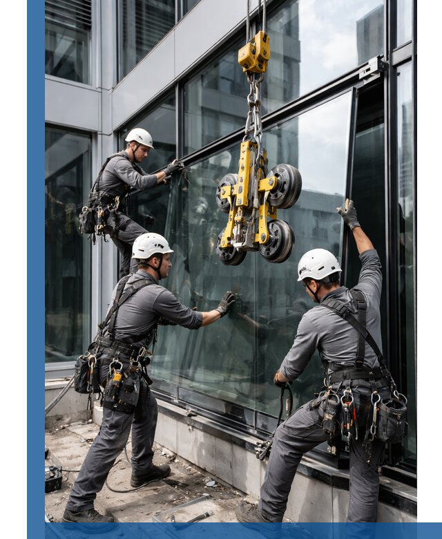 Структурное остекление фасадов в Одинцове монтаж и обслуживание