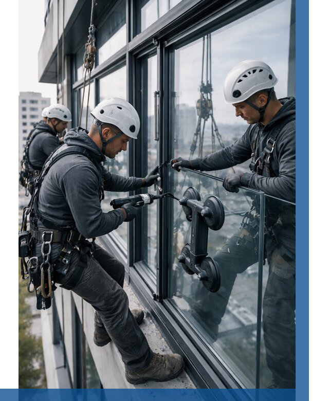 Витражное остекление зданий в Одинцове от 3625 р. | ВЫСОТНИК-Днц