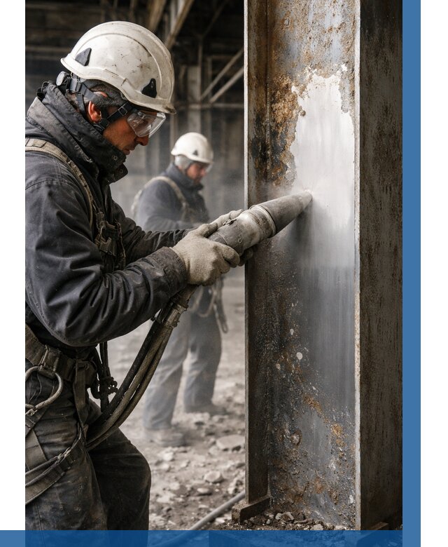 Удаление старой краски с металла в Одинцове от 466 р. | ВЫСОТНИК-Днц