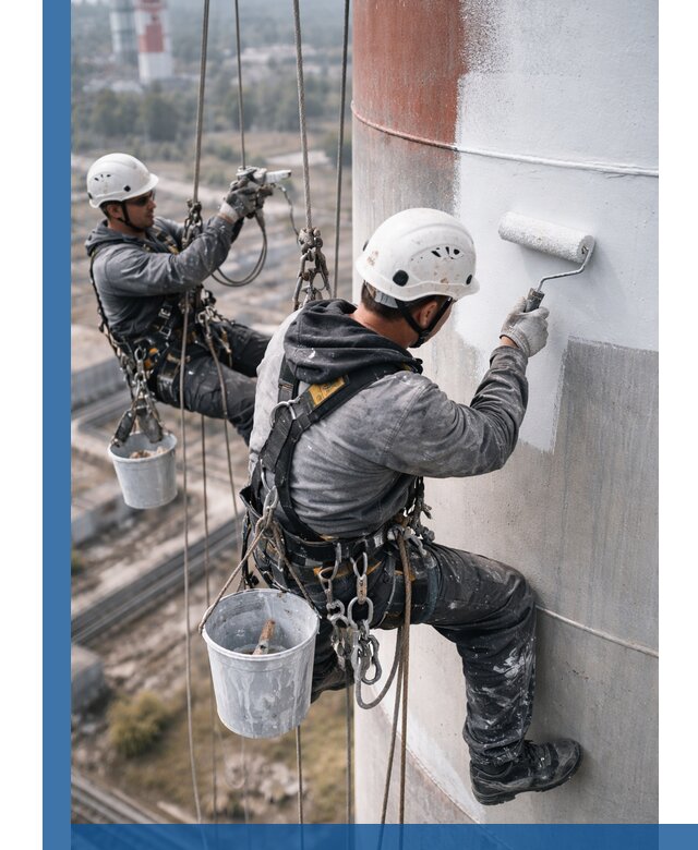 Покраска дымовых труб в Одинцове: антикоррозийная защита и восстановление