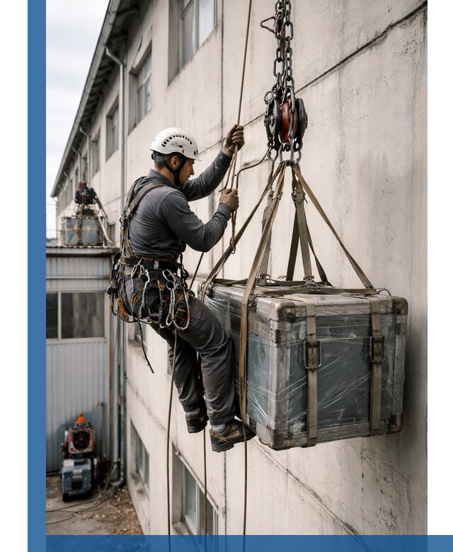 Подъем грузов на высоту в Одинцове для промышленных объектов