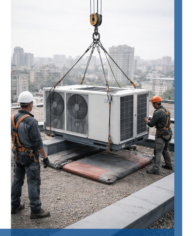 Подъем груза на крышу в Одинцове от 5178 р. | ВЫСОТНИК-Днц заказать