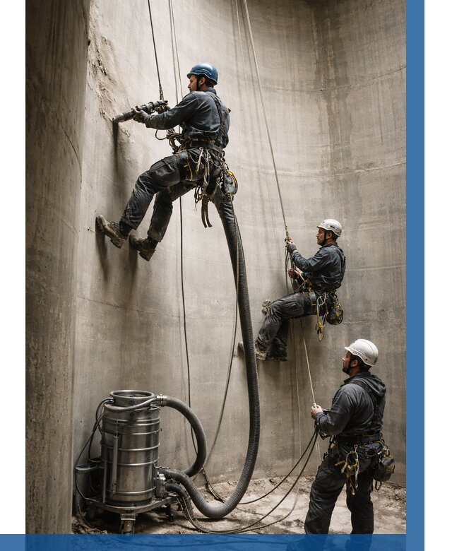 Зачистка силосов в Одинцове от 4660 р. Договор и смета ВЫСОТНИК-Днц