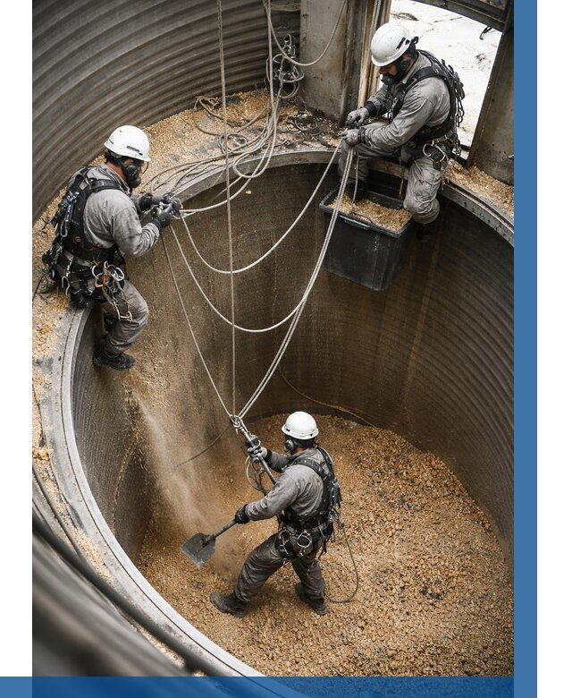 Чистка зерновых бункеров в Одинцове от 12427 р. | ВЫСОТНИК-Днц