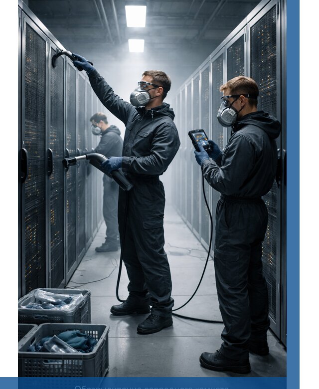 Обеспыливание серверной комнаты в Одинцове от 4660 р. | ВЫСОТНИК-Днц