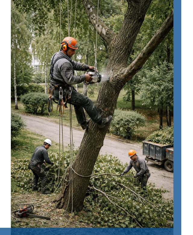 Кронирование деревьев в Одинцове от 6731 р. | ВЫСОТНИК-Днц
