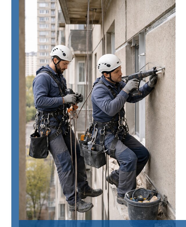 Промышленные альпинисты высотные работы и монтаж в Одинцове